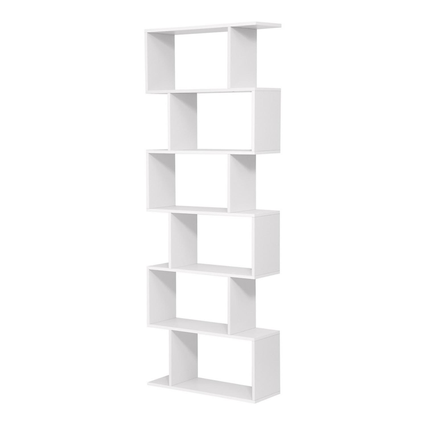 Kirjahylly LIVARO, valkoinen
