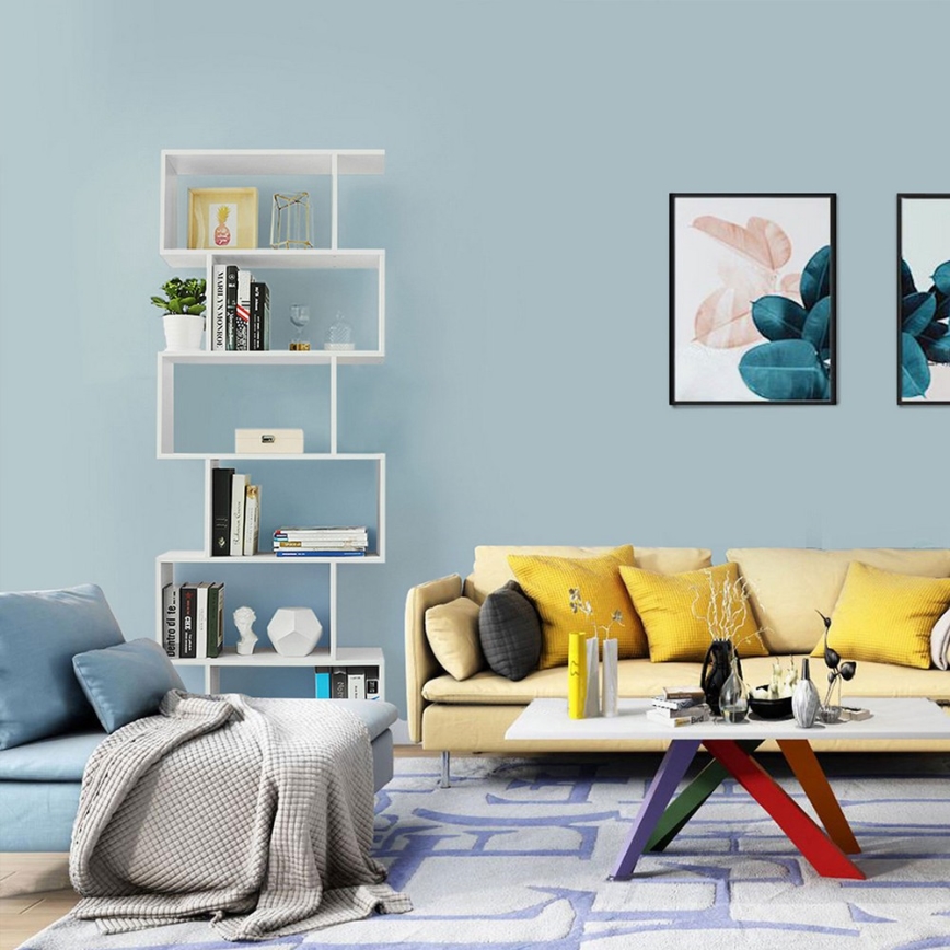 Kirjahylly LIVARO, valkoinen