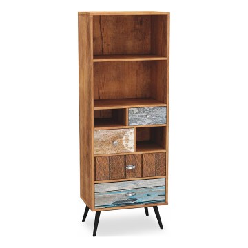 Kirjahylly MEZO 180x60 cm tammi wotan