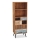 Kirjahylly MEZO 180x60 cm tammi wotan