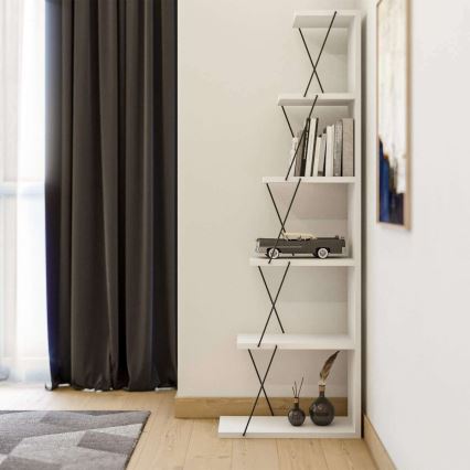 Kirjahylly TOR, valkoinen