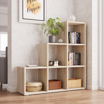Kirjahylly TRIO 108x105 cm ruskea
