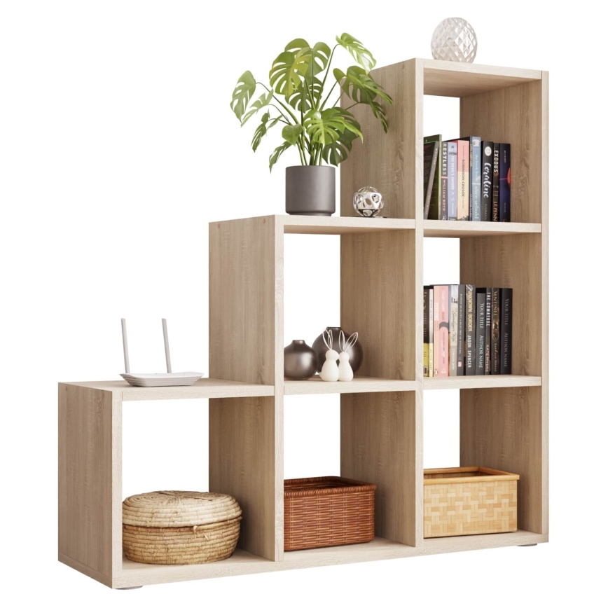 Kirjahylly TRIO 108x105 cm ruskea