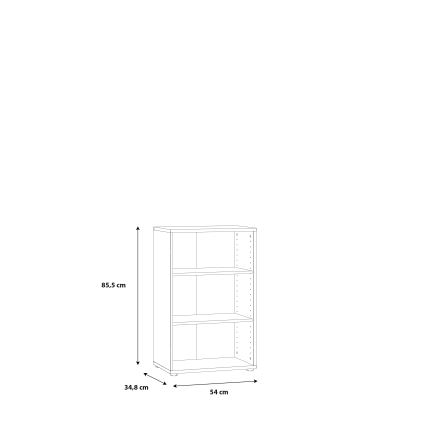 Kirjahylly URAN valkoinen