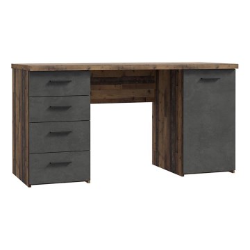 Kirjoituspöytä ARENO, ruskea/grafiitti