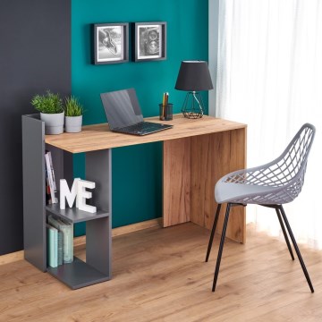 Kirjoituspöytä COZYRA, Wotan-tammi/antrasiitti