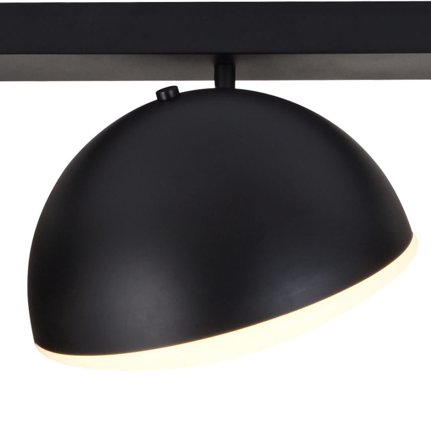 LED-kohdevalo 3xLED/20W/230V musta