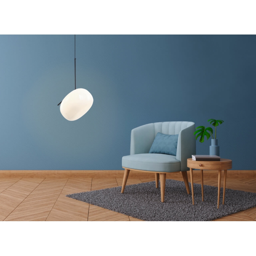 Kattokruunu johdossa VESTA 1xE27/7W/230V valkoinen