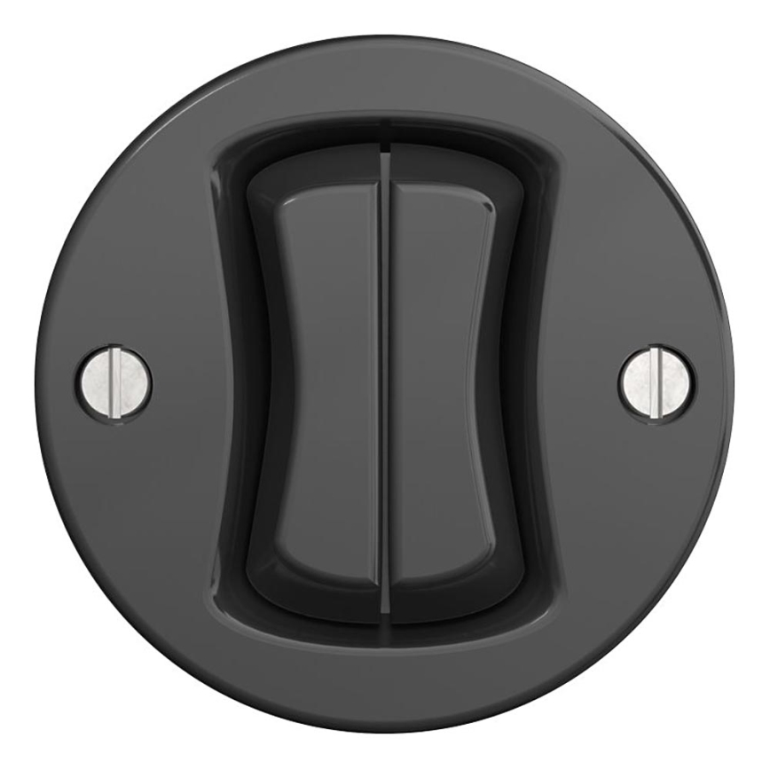 Kliklap - Retro kehyksetön kaksoispainike, antrasiitti