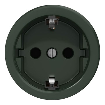 Kliklap - Retro kotipistorasia ilman kehystä SCHUKO 230V/16A, vihreä