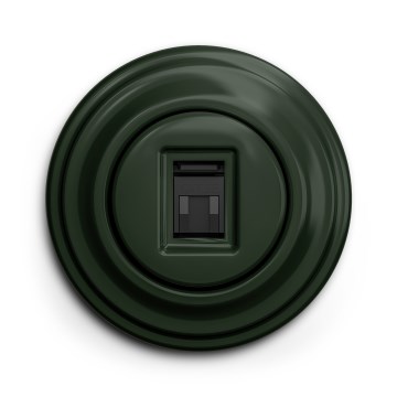 Kliklap - Retro-tyylinen datapistorasia kehyksellä, vihreä