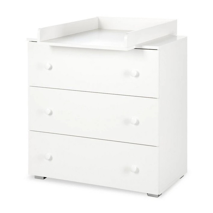 KLUPŚ - Lasten lipasto PAULA vaipanvaihtoalustalla, valkoinen