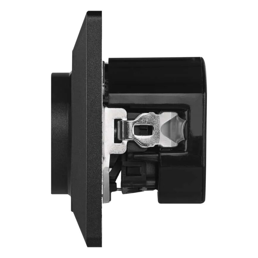 Kodin pistorasia kanssa USB 250V/16A antrasiitti
