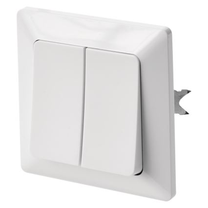 Kodin seinäkytkin kaksinkertainen vuorotteleva 250V / 10A