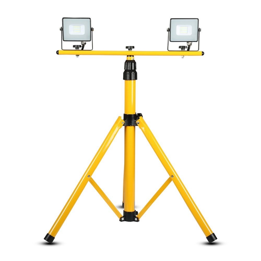 Kohdevalaisimen jalusta 180 cm keltainen