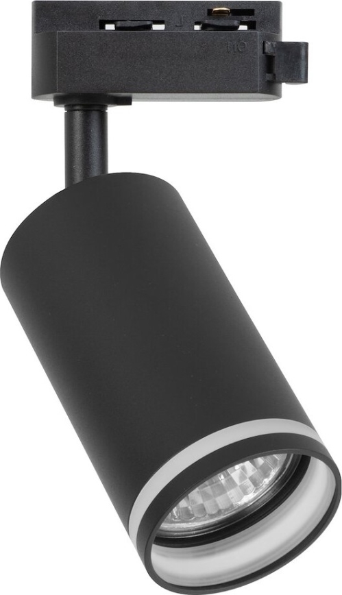 Kohdevalaisin 1-vaiheiseen kiskojärjestelmään PIPE 1xGU10/10W/230V musta