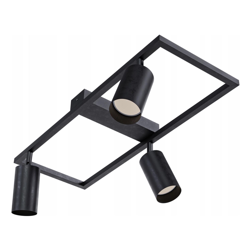 Kohdevalaisin 3xGU10/30W/230V musta