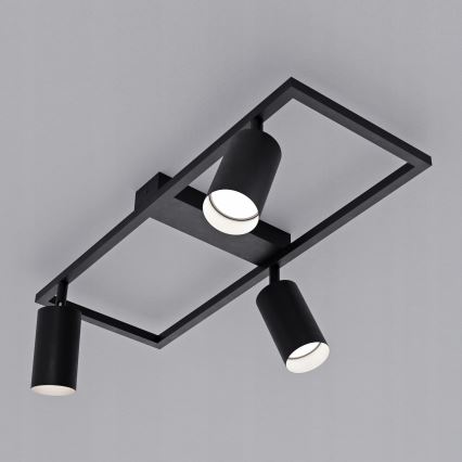 Kohdevalaisin 3xGU10/30W/230V musta