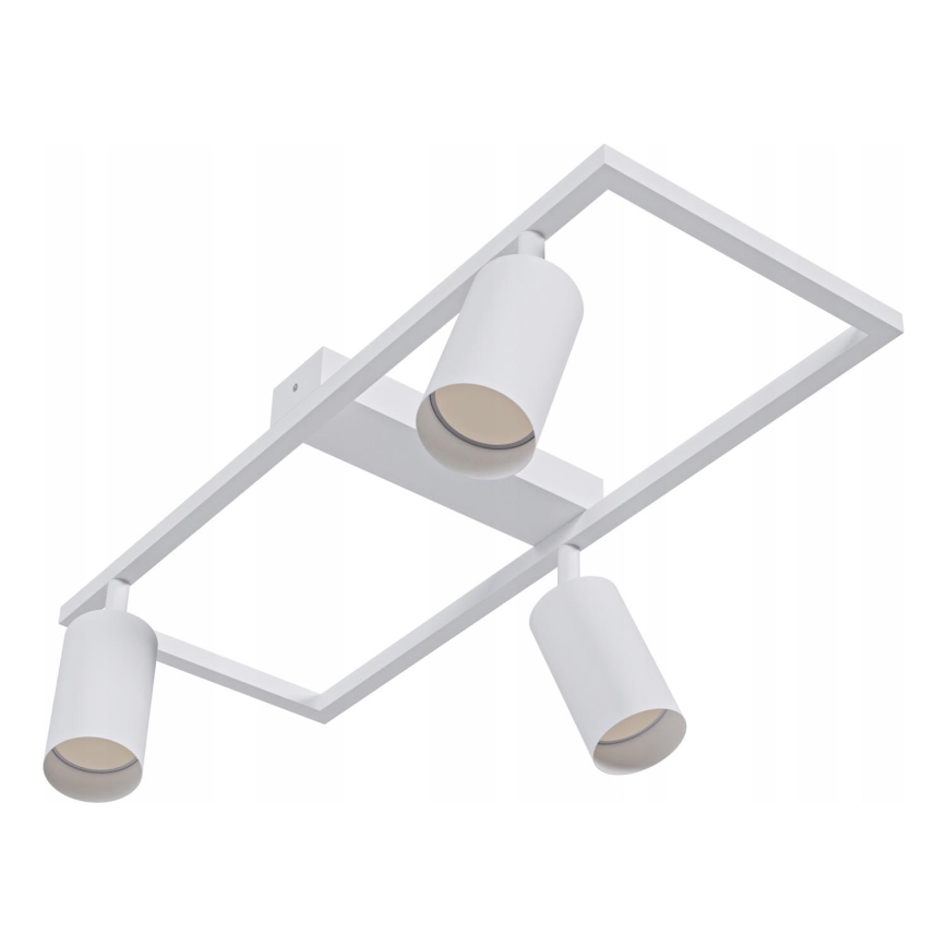Kohdevalaisin 3xGU10/30W/230V valkoinen