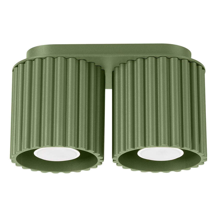 Kohdevalaisin AURA 2xGU10/10W/230V vihreä