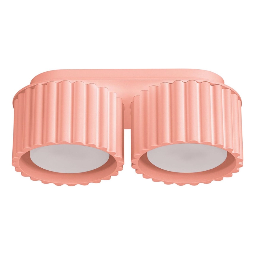 Kohdevalaisin AURA 2xGX53/10W/230V vaaleanpunainen