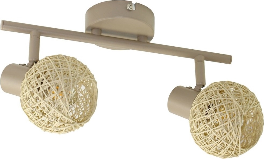 Kohdevalaisin DEX 2xE14/10W/230V beige/kerma