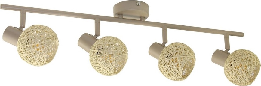 Kohdevalaisin DEX 4xE14/10W/230V beige/kerma