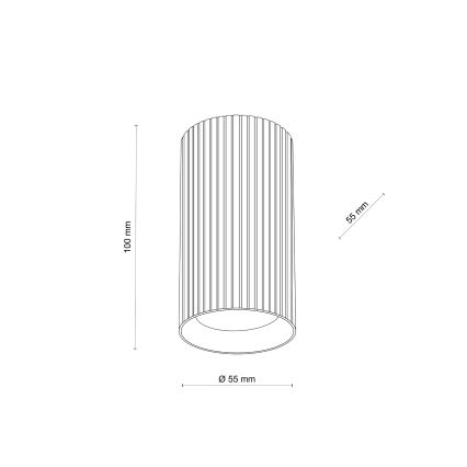 Kohdevalaisin TUNE S 1xGU10/10W/230V 10 cm valkoinen