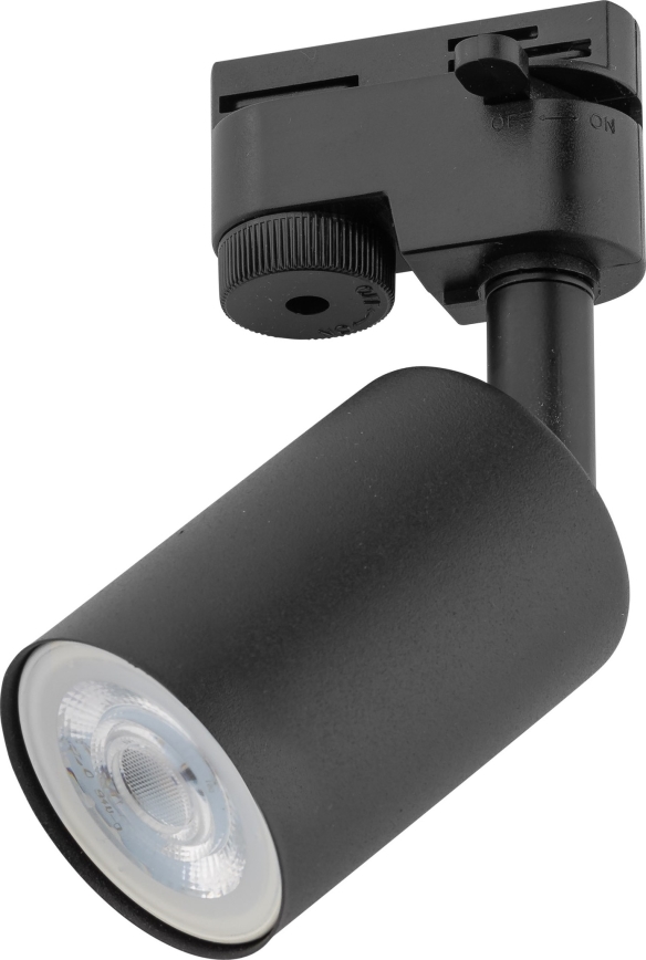 Kohdevalo 1-vaiheiselle kiskojärjestelmälle TOP 1xGU10/10W/230V musta