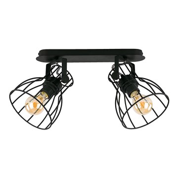 Kohdevalo ALANO BLACK 2xE27/60W/230V