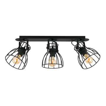 Kohdevalo ALANO BLACK 3xE27/60W/230V