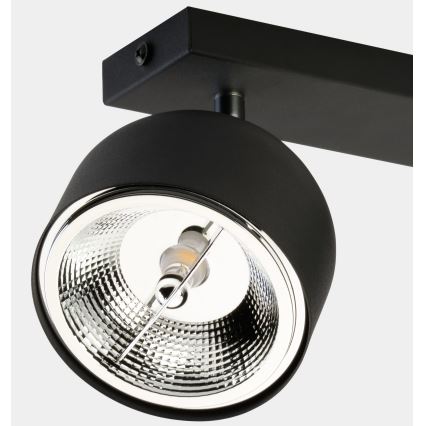 Kohdevalo ALTEA 2xAR111 GU10/50W/230V musta