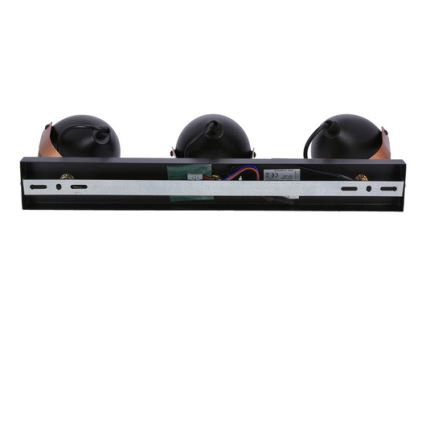 Kohdevalo ANICA 3xE14/40W/230V musta/kupari