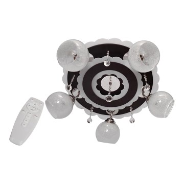 Kohdevalo ARONA 5xE27/15W/230V+LED musta