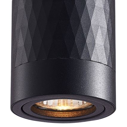 Kohdevalo BIMA 1xGU10/25W/230V pyöreä musta
