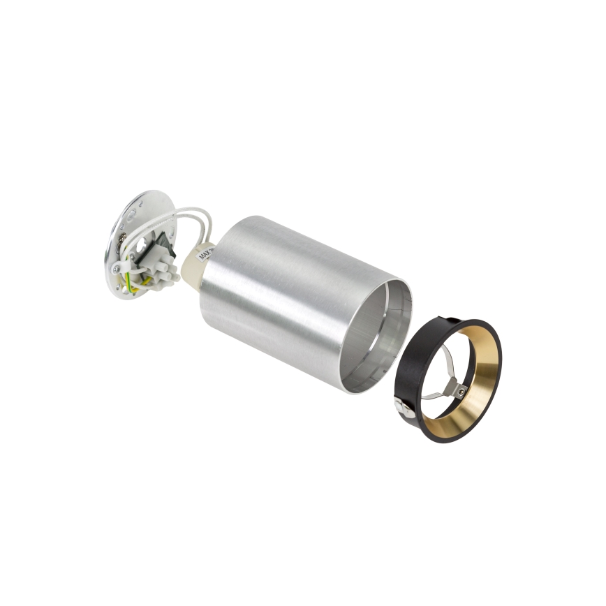 Kohdevalo CHLOE 1xGU10/35W/230V pyöreä mattakromi/kultainen
