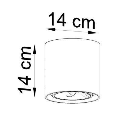 Kohdevalo CULLO 1xGU10/40W/230V