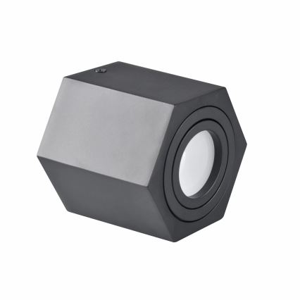 Kohdevalo HEXAGON 1xGU10/10W/230V musta