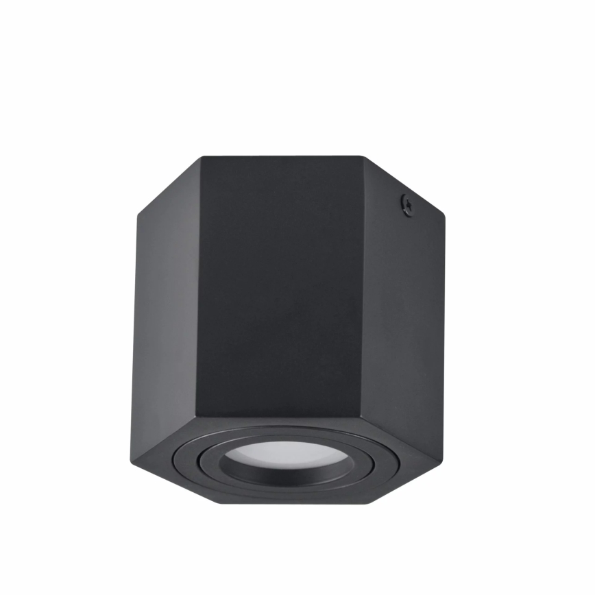 Kohdevalo HEXAGON 1xGU10/10W/230V musta