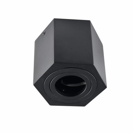Kohdevalo HEXAGON 1xGU10/10W/230V musta