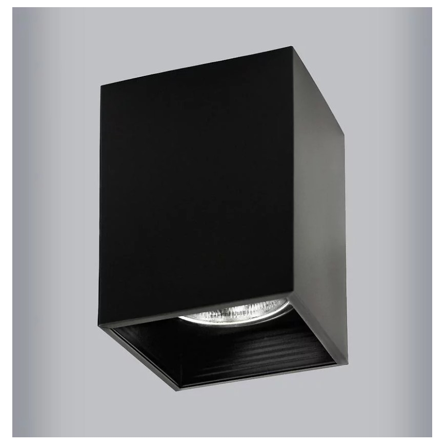 Kohdevalo JUPITER 1xE27/20W/230V 11,7x11,7 cm musta
