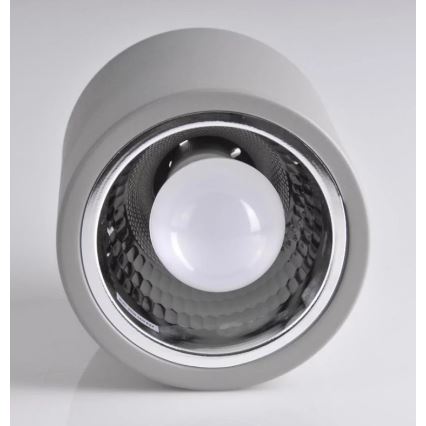 Kohdevalo JUPITER 1xE27/20W/230V halkaisija 13 cm harmaa