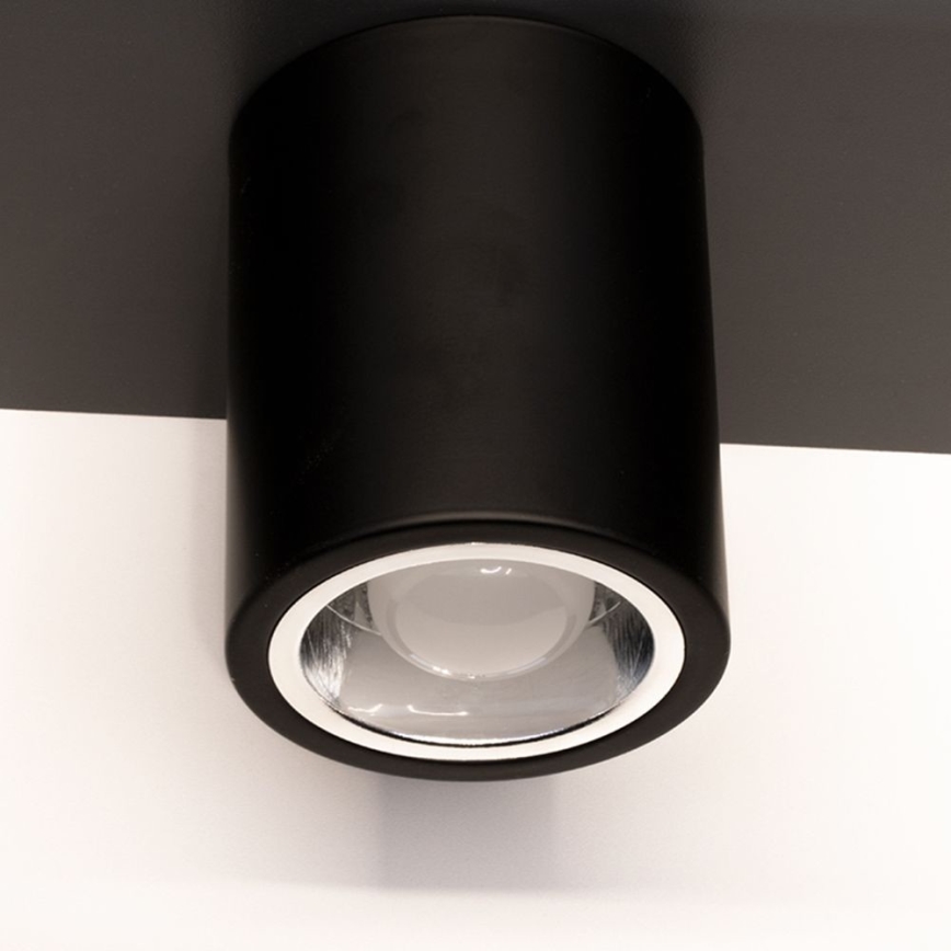 Kohdevalo JUPITER 1xE27/20W/230V halkaisija 13 cm musta