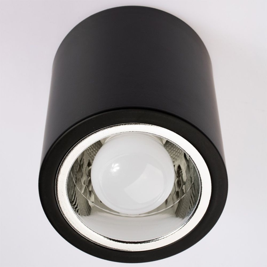 Kohdevalo JUPITER 1xE27/20W/230V halkaisija 13 cm musta