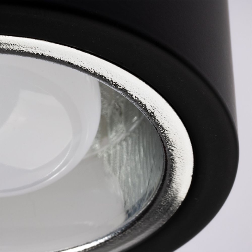 Kohdevalo JUPITER 1xE27/20W/230V halkaisija 9,8 cm musta