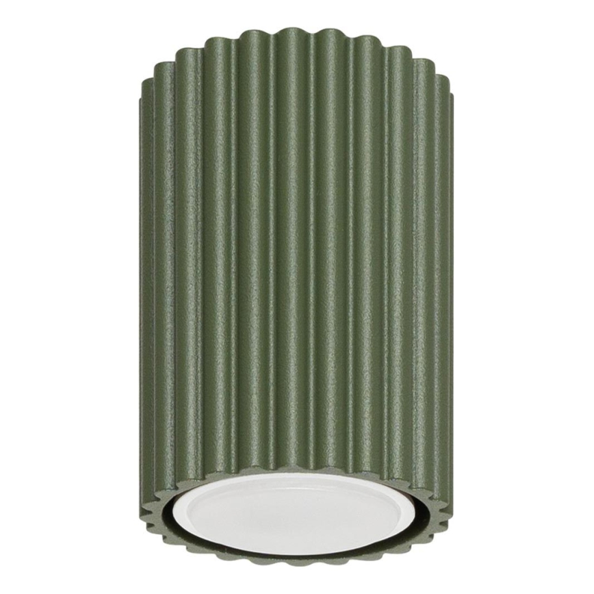 Kohdevalo KARBON 1xGU10/10W/230V 10 cm vihreä