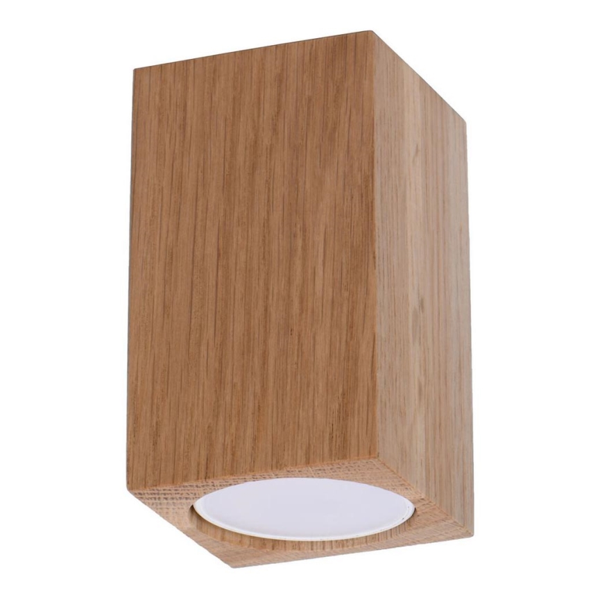 Kohdevalo KEKE 1xGU10/40W/230V 10 cm tammi