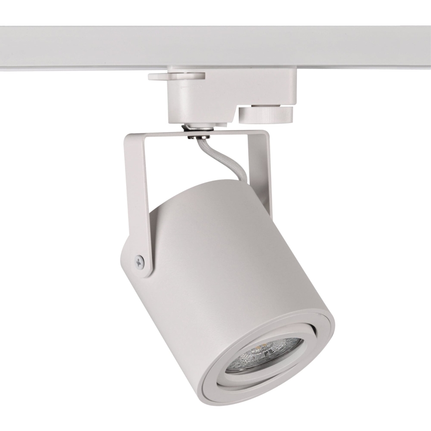 Kohdevalo kiskojärjestelmään MINOR 3xGU10/10W/230V + 1 m kisko systeemi valkoinen