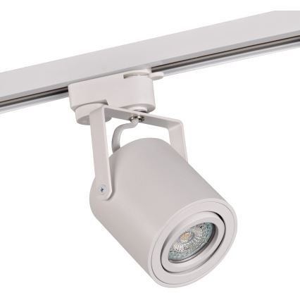 Kohdevalo kiskojärjestelmään MINOR 3xGU10/10W/230V + 1 m kisko systeemi valkoinen
