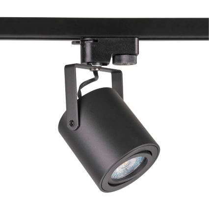 Kohdevalo kiskojärjestelmään MINOR 3xGU10/10W/230V + 1 m kisko systeemi musta